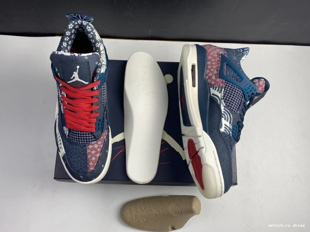 Rep Jordan SE Sashiko CW0898-400 Air 4 Retro 0824